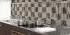 Dark Grey with Beige Kitchen Splash Back